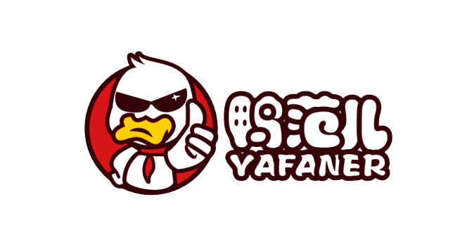 鸭范儿卤味logo设计含义及餐饮品牌标志设计理念