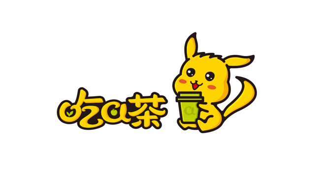 吃a茶logo设计含义及食品品牌标志设计理念