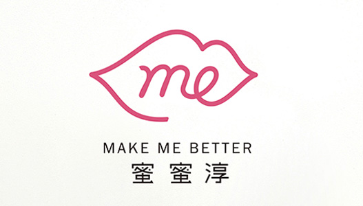 蜜蜜淳彩妆标志设计含义及logo设计理念