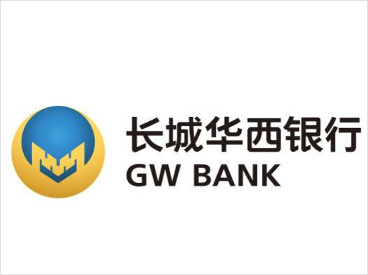 银行标志LOGO设计- 长城华西银行logo设计理念