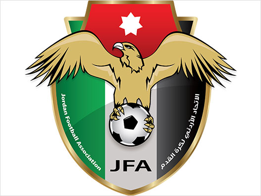 球队LOGO设计- 约旦国家足球队品牌logo设计