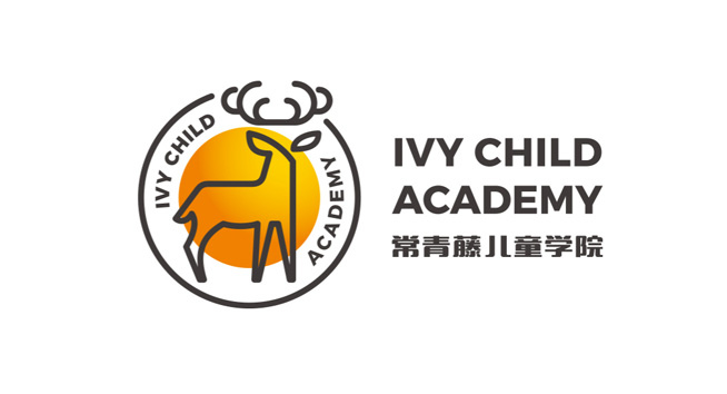 常青藤儿童学院logo设计含义及教育品牌标志设计理念