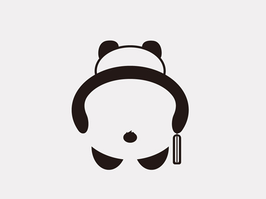 熊猫川菜logo设计图片
