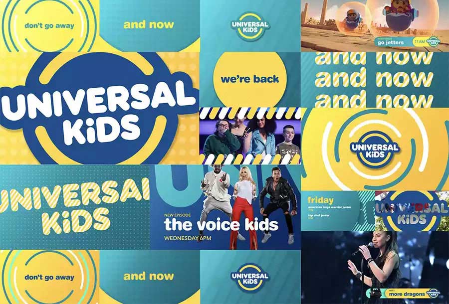 环球少儿频道Universal Kids更新LOGO