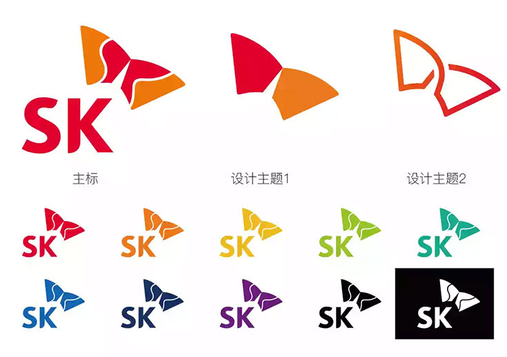 幸福之翼 韩国第三大财阀SK集团新LOGO