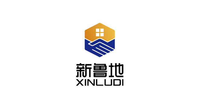 新鲁地logo设计含义及装饰品牌标志设计理念