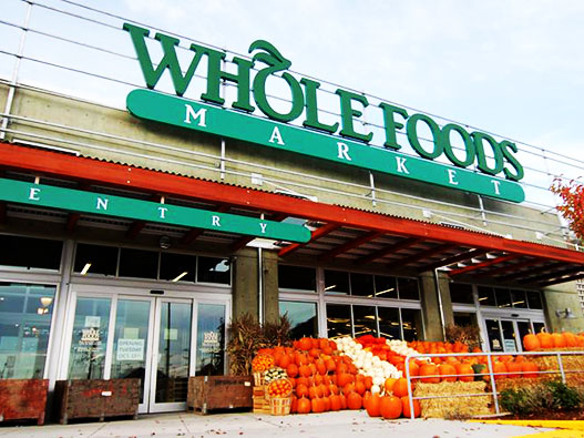 Whole Foods Market全食超市logo设计含义及商场品牌标志设计理念