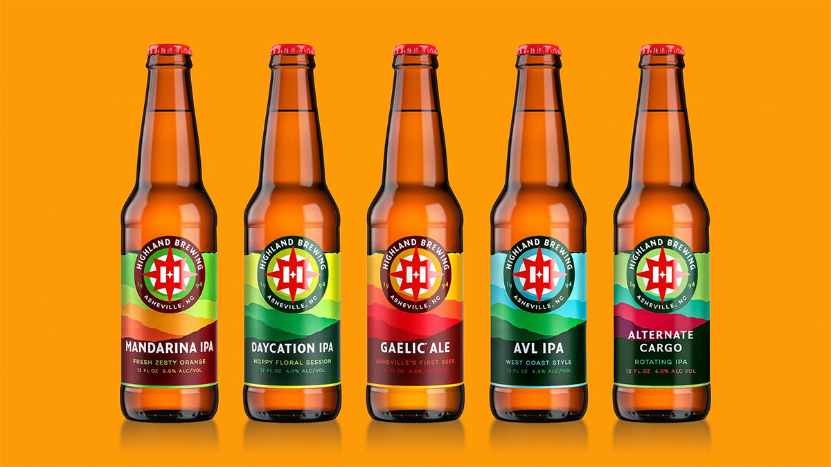 Highland Brewing啤酒包装设计案例赏析