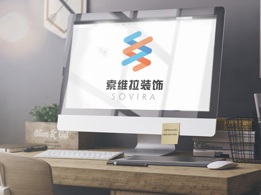 索维拉装饰logo设计图片