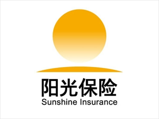 太阳LOGO设计-阳光保险品牌logo设计