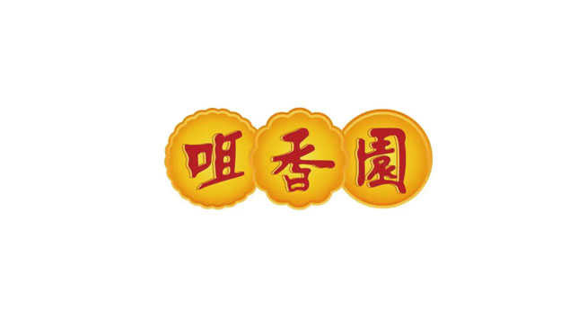 咀香园logo设计含义及饼干品牌标志设计理念