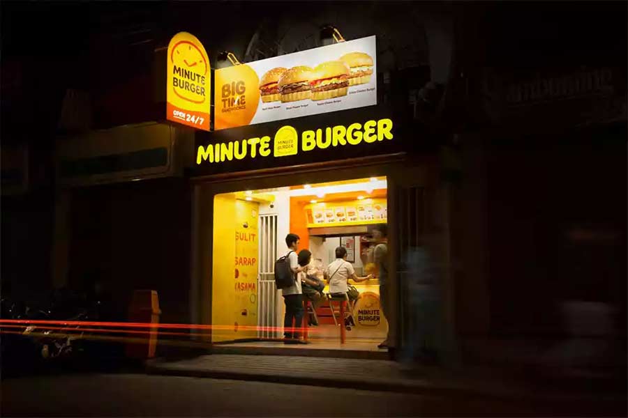 菲律宾快餐连锁店Minute Burger更新LOGO