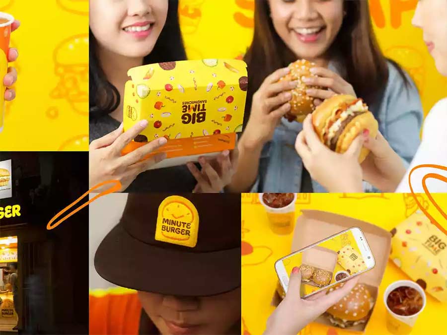 菲律宾快餐连锁店Minute Burger更新LOGO