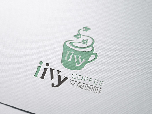 IIVYCOFFEE艾藤咖啡logo设计图片