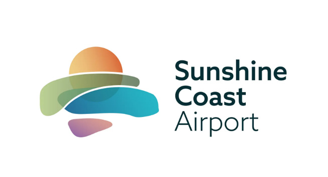 阳光海岸机场logo设计含义及机场标志设计理念