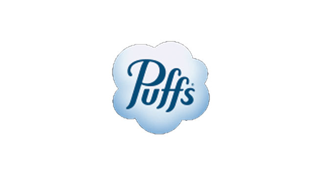 PUFFS logo设计含义及纸巾品牌标志设计理念