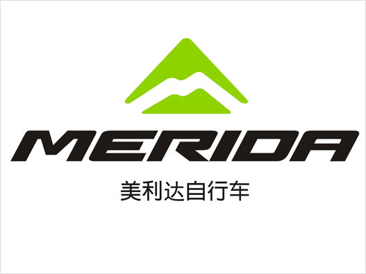 美利达自行车LOGO设计-美利达MERIDA自行车品牌logo设计