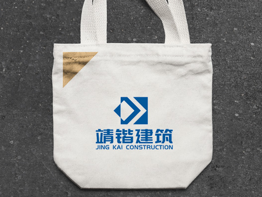 靖锴建筑标志设计含义及logo设计理念