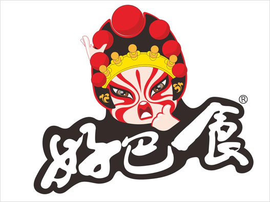 豆腐干LOGO设计-好巴食品牌logo设计