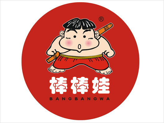 牛肉干LOGO设计-棒棒娃品牌logo设计