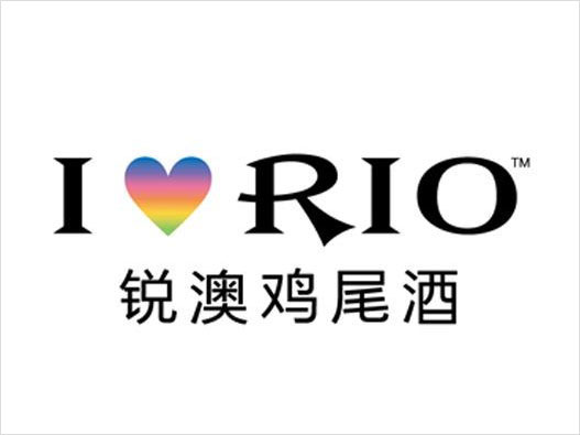 鸡尾酒LOGO设计-RIO锐澳品牌logo设计