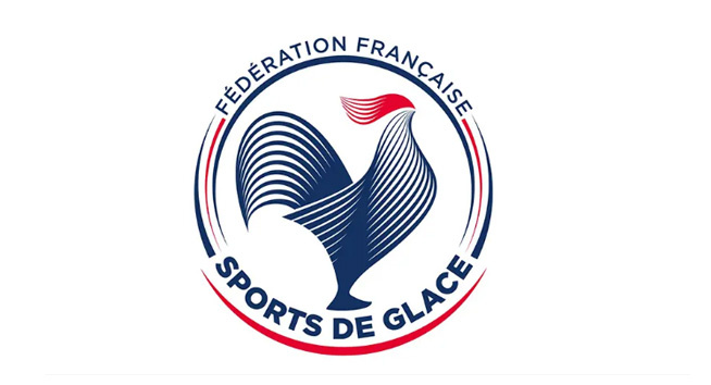 法国滑冰联合会logo设计含义及协会标志设计理念