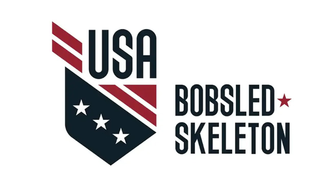 美国俯式冰橇和有舵雪橇协会logo设计含义及协会标志设计理念