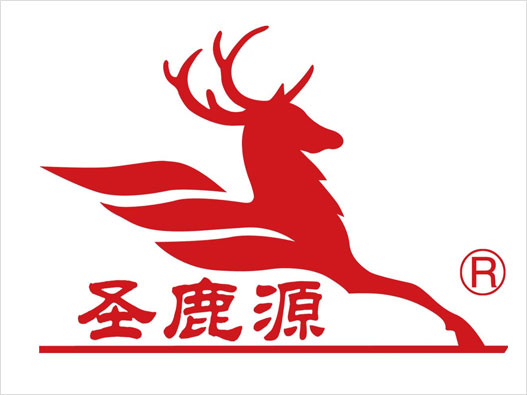 鹿茸LOGO设计-圣鹿源品牌logo设计