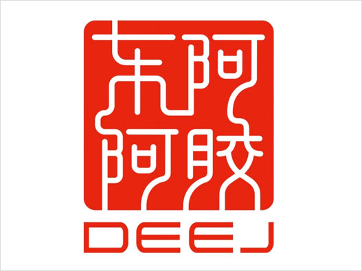 阿胶糕LOGO设计-福牌阿胶品牌logo设计