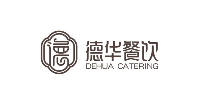 德华餐饮logo设计含义及餐饮品牌标志设计理念