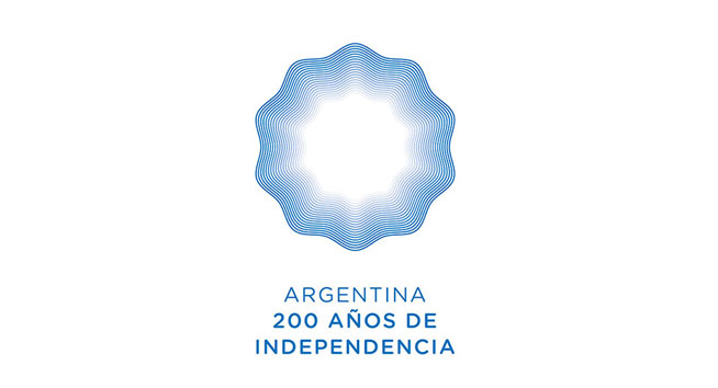 阿根廷共和国独立200周年logo设计含义及设计理念