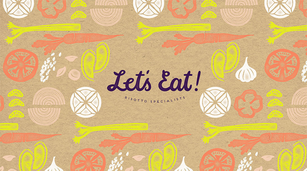 Let’s Eat餐厅logo