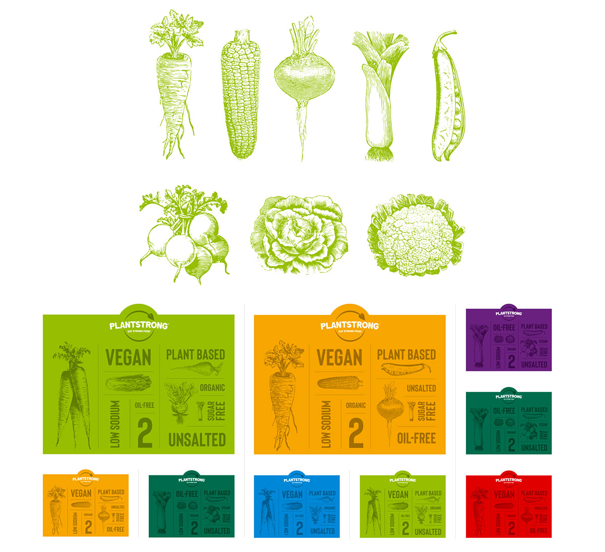 Plantstrong健康食品海报