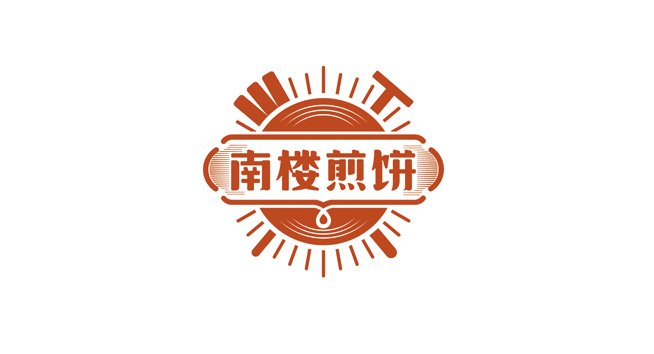 南楼煎饼logo设计含义及设计理念