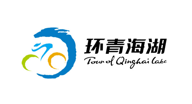 环青海湖国际自行车赛logo