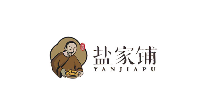 盐家铺logo设计含义及设计理念