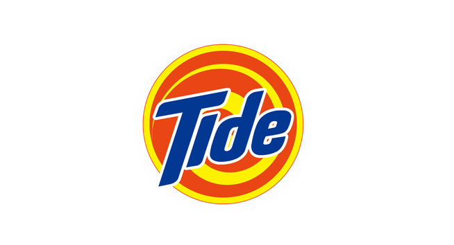 汰渍（Tide）logo设计含义及洗衣液品牌标志设计理念