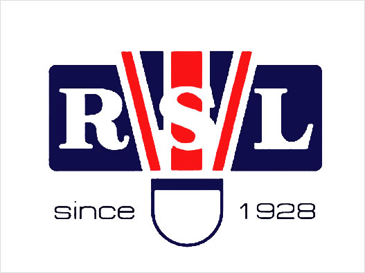 羽毛球LOGO设计-RSL亚狮龙品牌logo设计