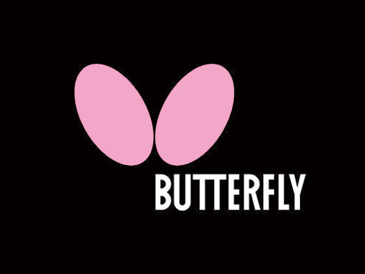 乒乓球LOGO设计-Butterfly蝴蝶品牌logo设计