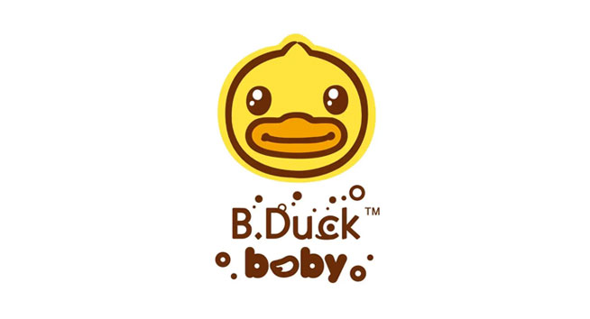 B.DUCK小黄鸭logo设计含义及童装品牌标志设计理念