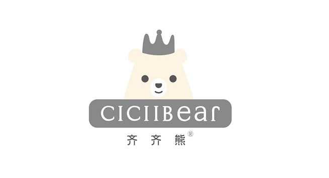 齐齐熊logo设计含义及童装品牌标志设计理念