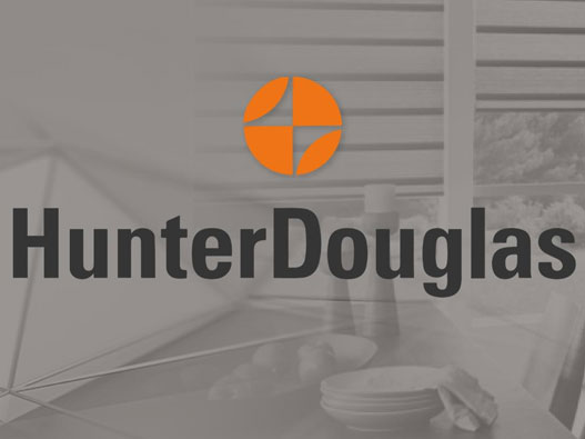 百叶帘LOGO设计-HunterDouglas亨特窗饰品牌logo设计