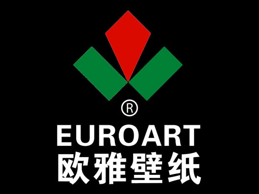 壁纸墙纸LOGO设计-EUROART欧雅壁纸品牌logo设计