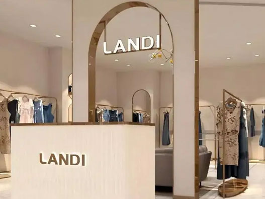 LANDI蓝地logo设计含义及女装品牌标志设计理念