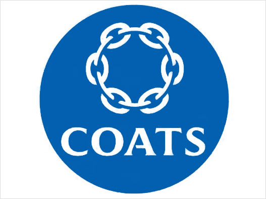 缝纫线LOGO设计-COATS高士线业品牌logo设计