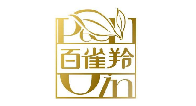 百雀羚logo设计含义及化妆品品牌标志设计理念