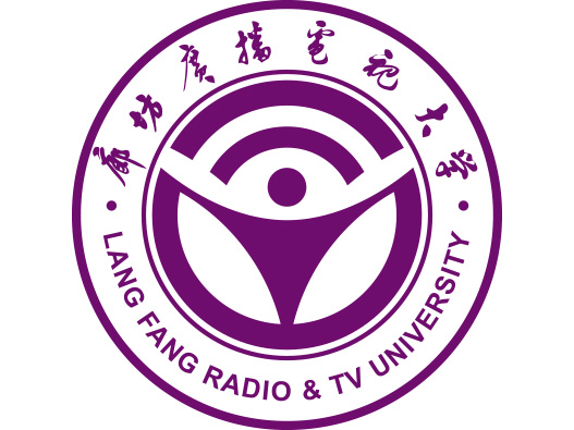 廊坊广播电视大学logo设计含义及设计理念