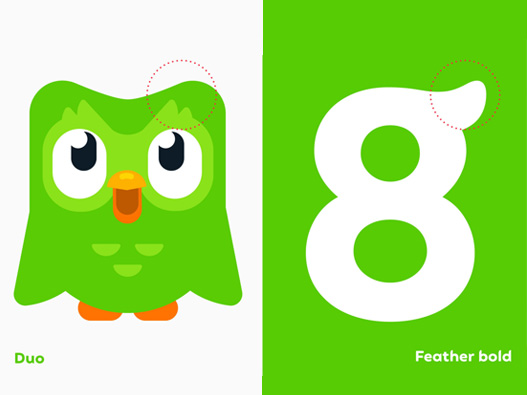 Duolingo标志设计含义及logo设计理念