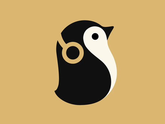 企鹅FM logo设计含义及设计理念