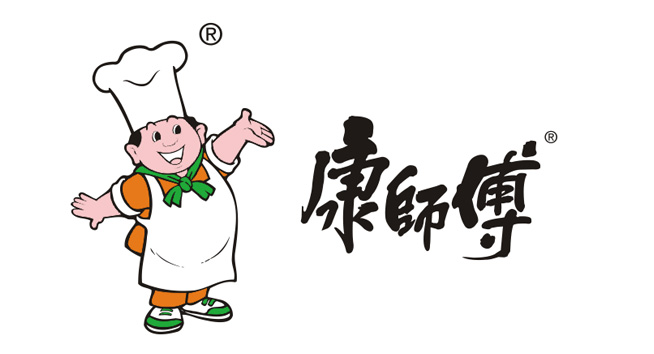 康师傅logo设计含义及饮料品牌标志设计理念